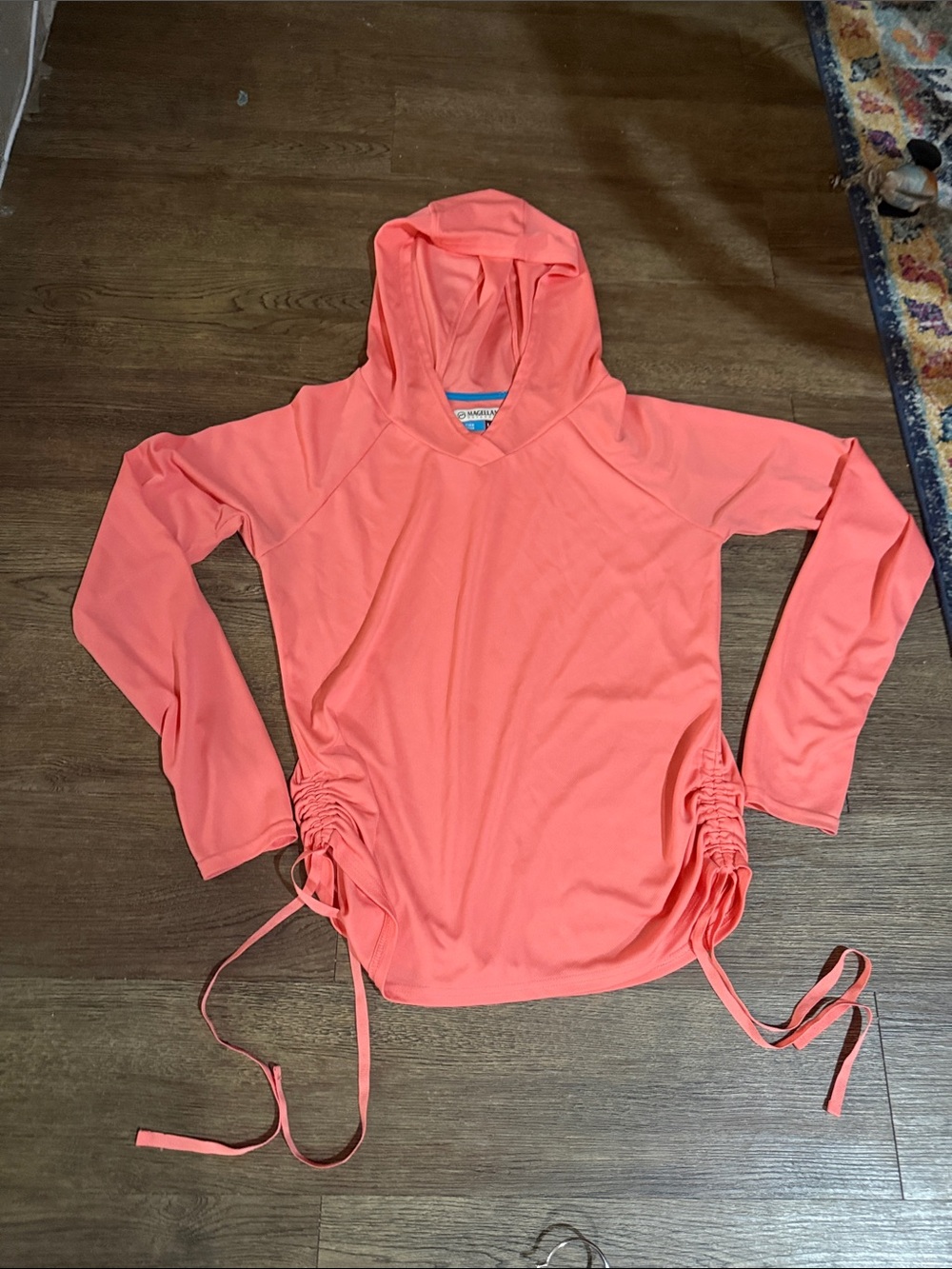Magellan Outdoors Women's Coral Hooded Pullover with Side Drawstrings